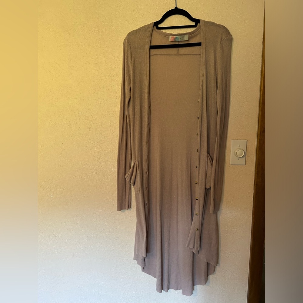 Free People light cardigan/dress - Picture 3 of 4